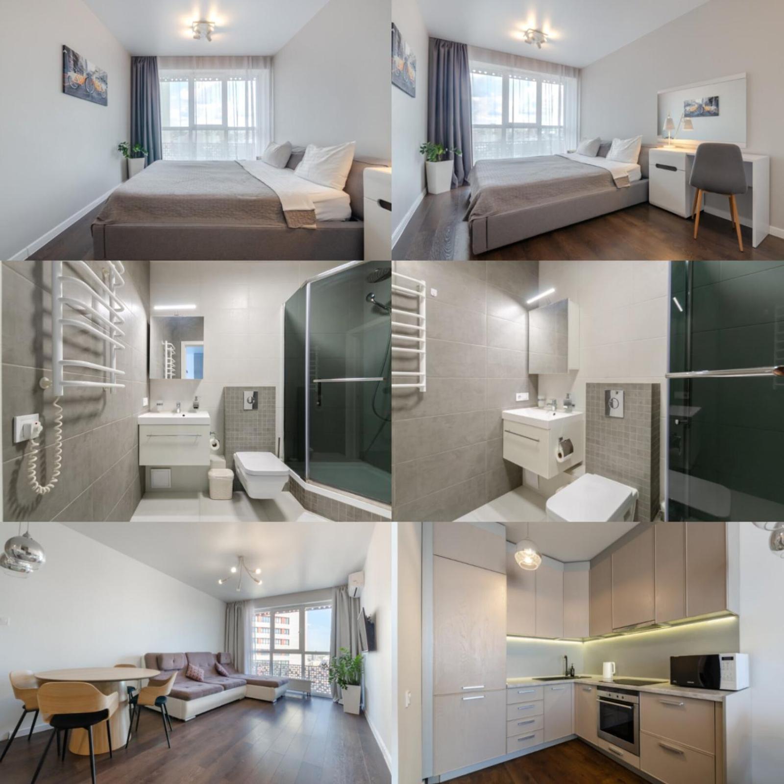 Petrovdom 41B-59B-90B-77B Stunning City View Apartments At Rc Kvartet, Central Railway Station Kiev Eksteriør billede